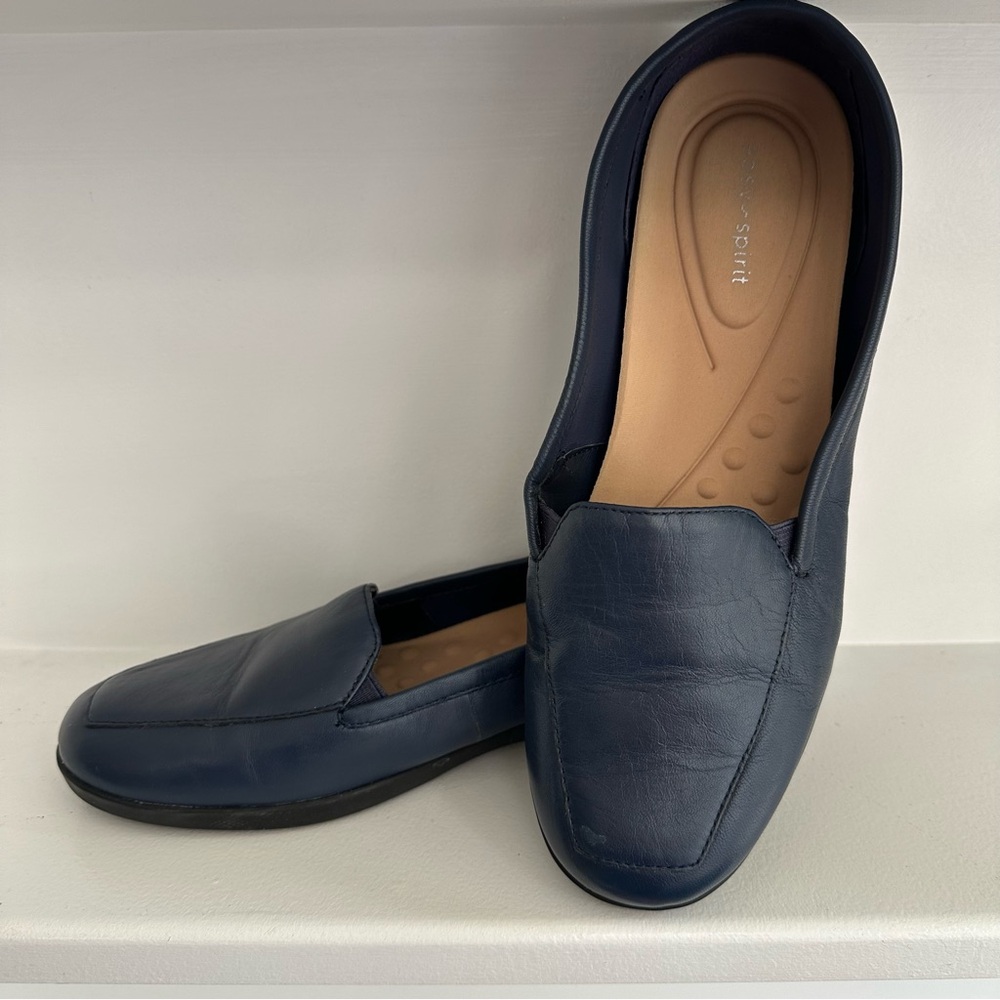 Easy Spirit Devitt Navy Loafers